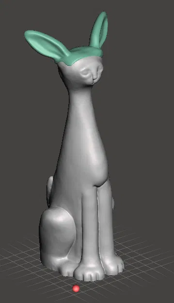 Mèo Thỏ 3D - Image 1