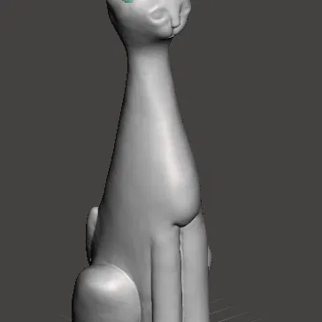 Mèo Thỏ 3D