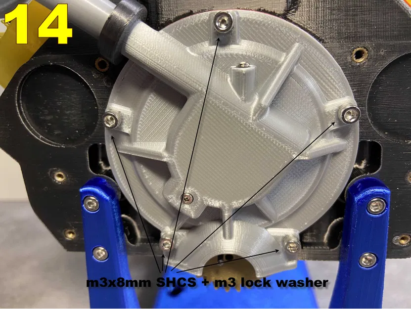 Ford FlatHead V8 (2/14) / Nắp Che Thời Gian (thiết kế mới) và Bộ Phân Phối - Image 18