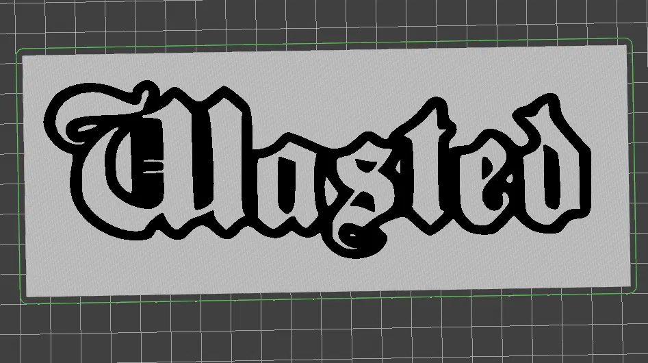 Biển Báo WASTED GTA San Andreas - Image 1