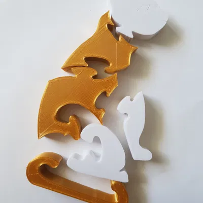 Mèo Câu Đố 3D