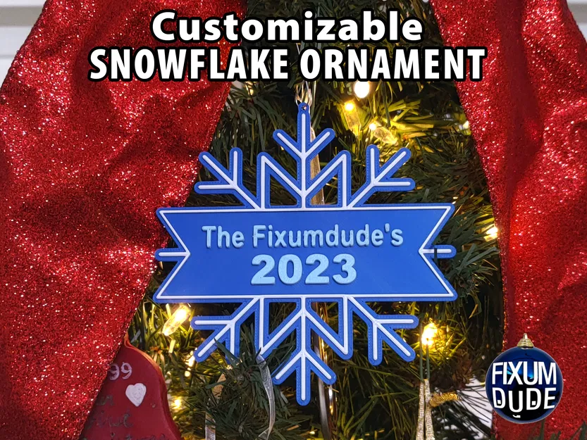 Móc Treo Trang Trí Bông Tuyết Tùy Chỉnh Được - Image 5