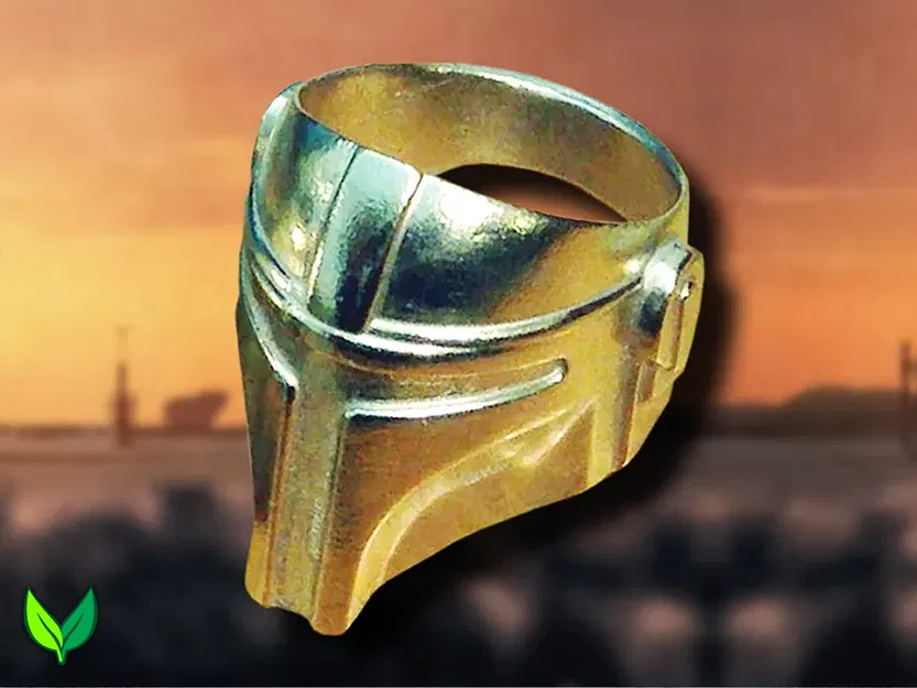 Nhẫn Mandalorian – Mẫu In 3D Lấy Cảm Hứng Từ Star Wars - Image 1