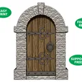 Cổng Lâu Đài và Viền Đá - In 3D Địa Hình Trung Cổ - Thumbnail 1