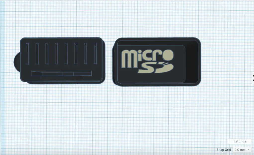 Holder thẻ nhớ MicroSD/SD kèm móc khóa - Image 1