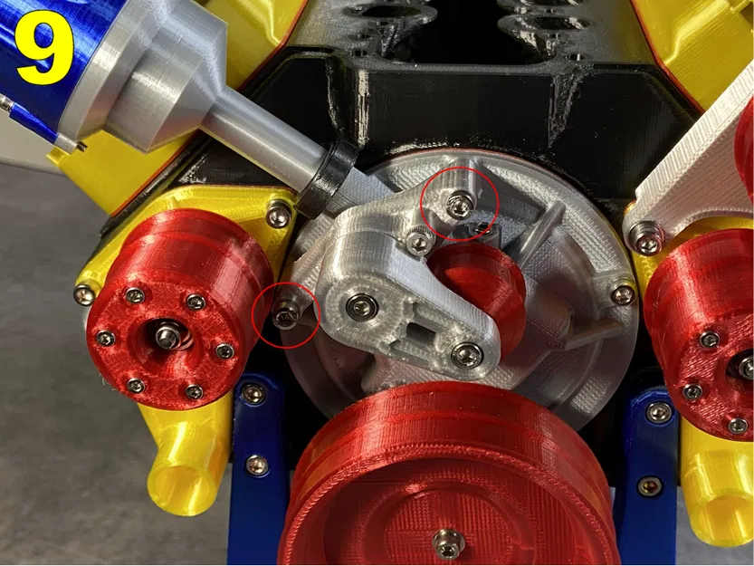 Ford FlatHead V8 (9/14) / Puly Căng Dây - Image 10