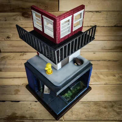 Mô hình Tỷ lệ Cống rãnh và Tòa nhà - Không kèm theo mini