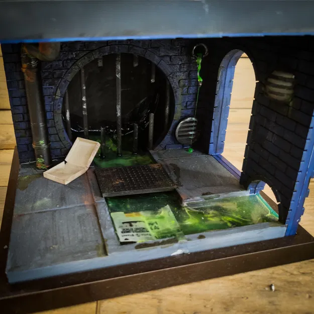 Mô hình Tỷ lệ Cống rãnh và Tòa nhà - Không kèm theo mini - Image 2