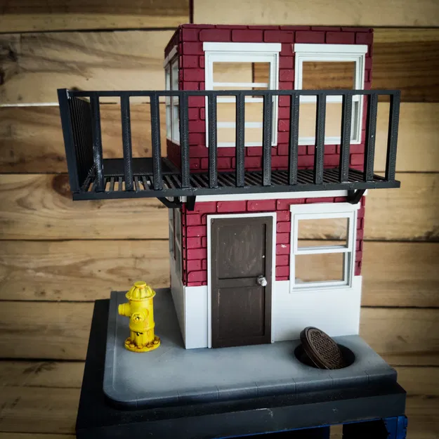 Mô hình Tỷ lệ Cống rãnh và Tòa nhà - Không kèm theo mini - Image 4