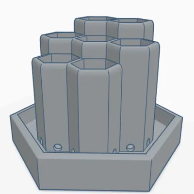 Chậu Trồng Sen Đá và Xương Rồng Có Lỗ Thoát Nước