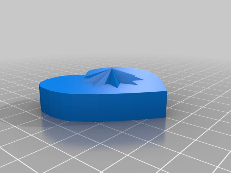 Mô hình 3D: Trái Tim và Ngôi Sao - Image 1