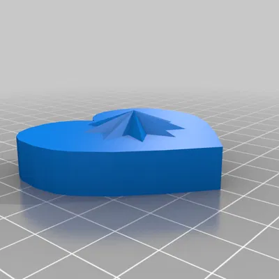 Mô hình 3D: Trái Tim và Ngôi Sao