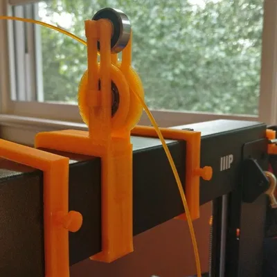 Dẫn Hướng Sợi Dây Có Vòng Bi Gắn Cho Wanhao Duplicator i3 (Và Máy Tương Tự)