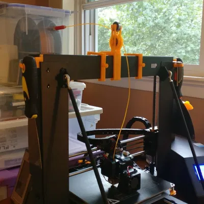 Dẫn Hướng Sợi Dây Có Vòng Bi Gắn Cho Wanhao Duplicator i3 (Và Máy Tương Tự)