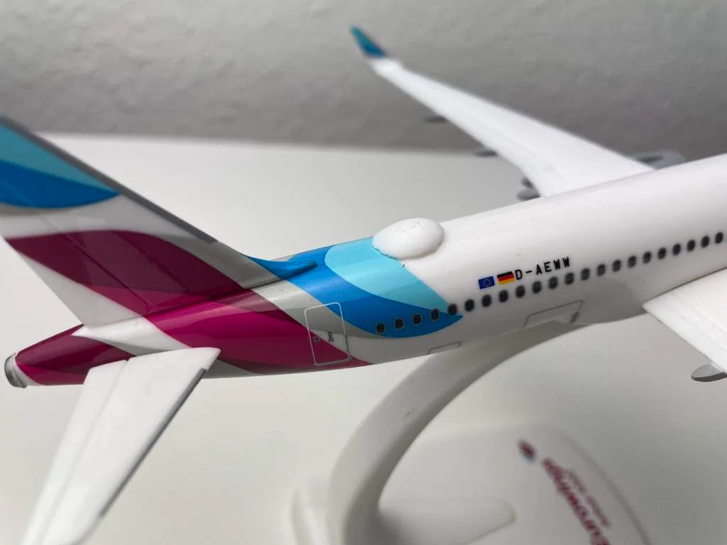 Mô hình ăng-ten Satcom Máy bay Airbus A320 Gia đình Tỷ lệ 1… 1