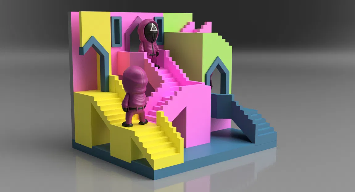 Dàn Cảnh Squid Game - Không Kèm Mini Wekster - Image 1