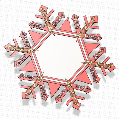 Khung Ảnh Bông Tuyết - Trang Trí Giáng Sinh
