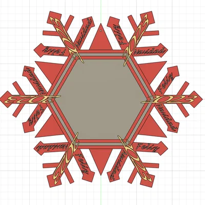 Khung Ảnh Bông Tuyết - Trang Trí Giáng Sinh
