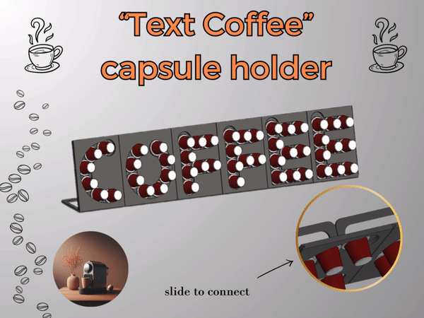 Kệ Đựng Viên Nén Cà Phê Theo Chữ - Image 1