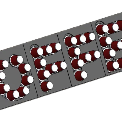 Kệ Đựng Viên Nén Cà Phê Theo Chữ