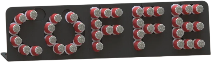 Kệ Đựng Viên Nén Cà Phê Theo Chữ - Image 4