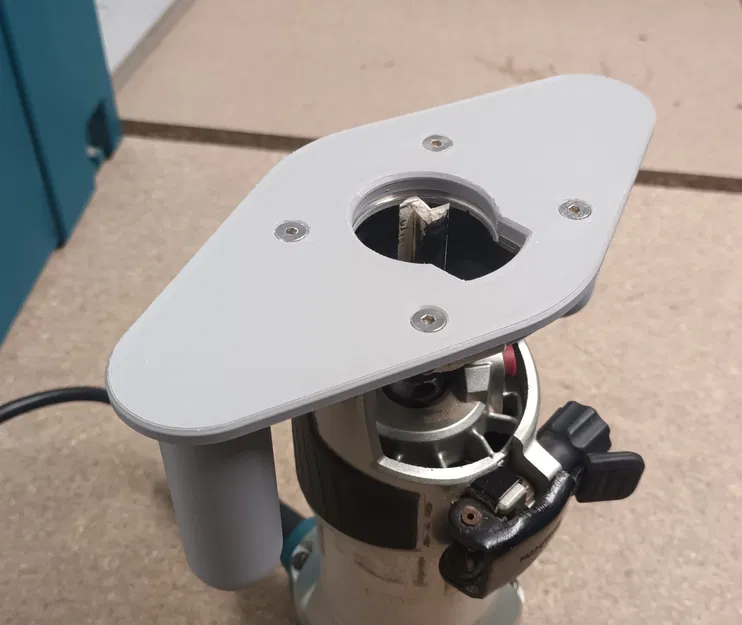 Giá đỡ hai tay cho máy Makita RT0700 - Image 1