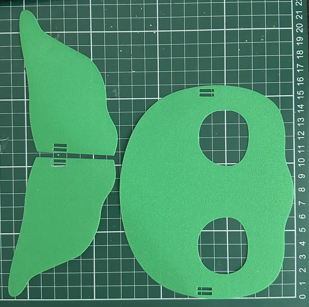 Mặt nạ Baby Yoda 2D có tai - Image 2