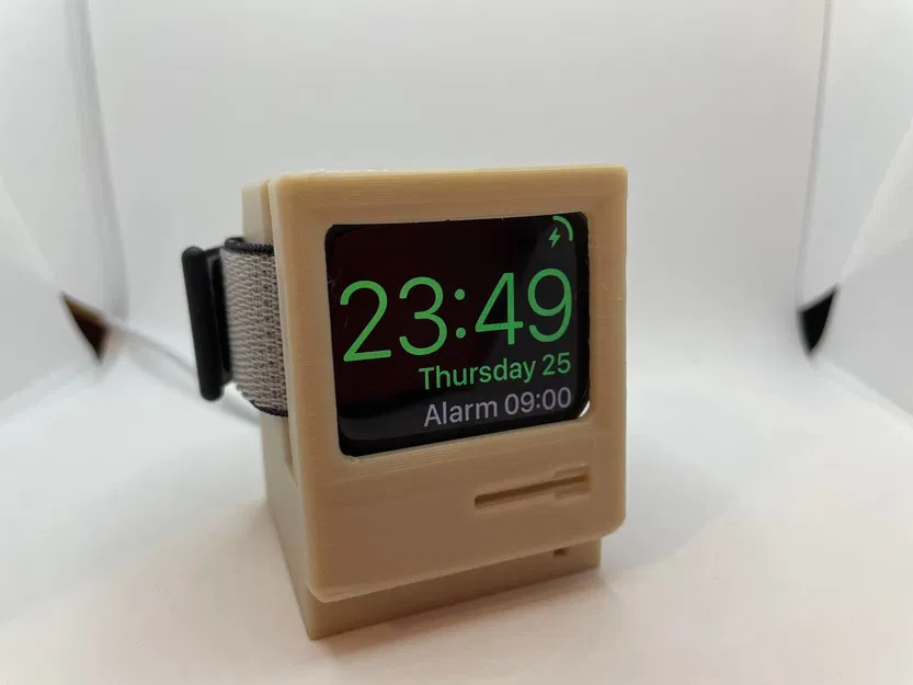 Đế Sạc Apple Watch S7 Phong Cách Macintosh 128k - Image 1