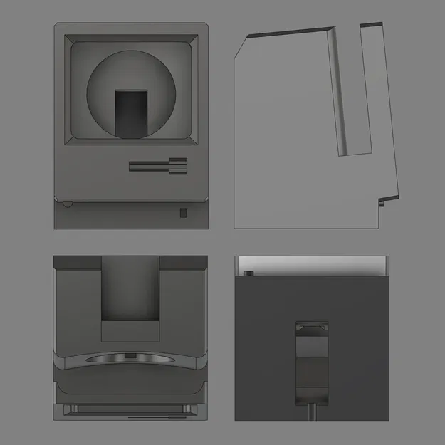 Đế Sạc Apple Watch S7 Phong Cách Macintosh 128k - Image 4