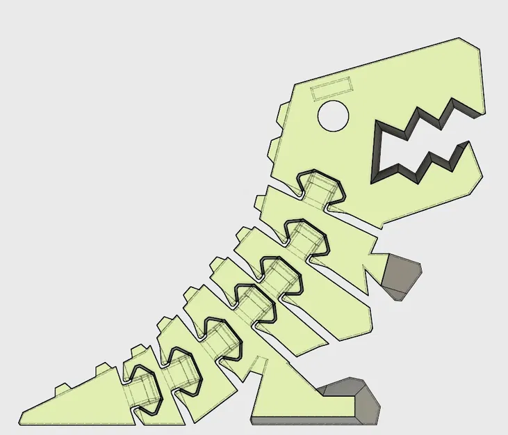 Khủng Long Bạo Chúa MrTRexFlex Bằng Nhựa - Image 2