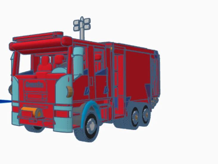 Mô Hình Xe Cứu Hỏa Scania Cas 30 - Image 1