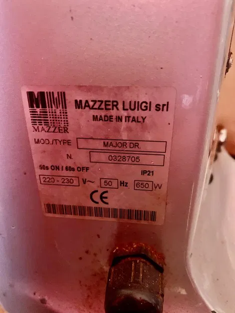 Ống Bễ và Dẫn Hướng Cổ Xay Máy Mazzer Major - Image 4