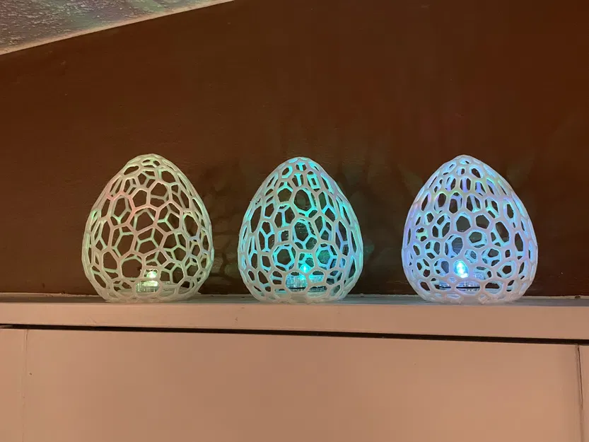 Trứng Voronoi Trang Trí Độc Đáo - Image 3