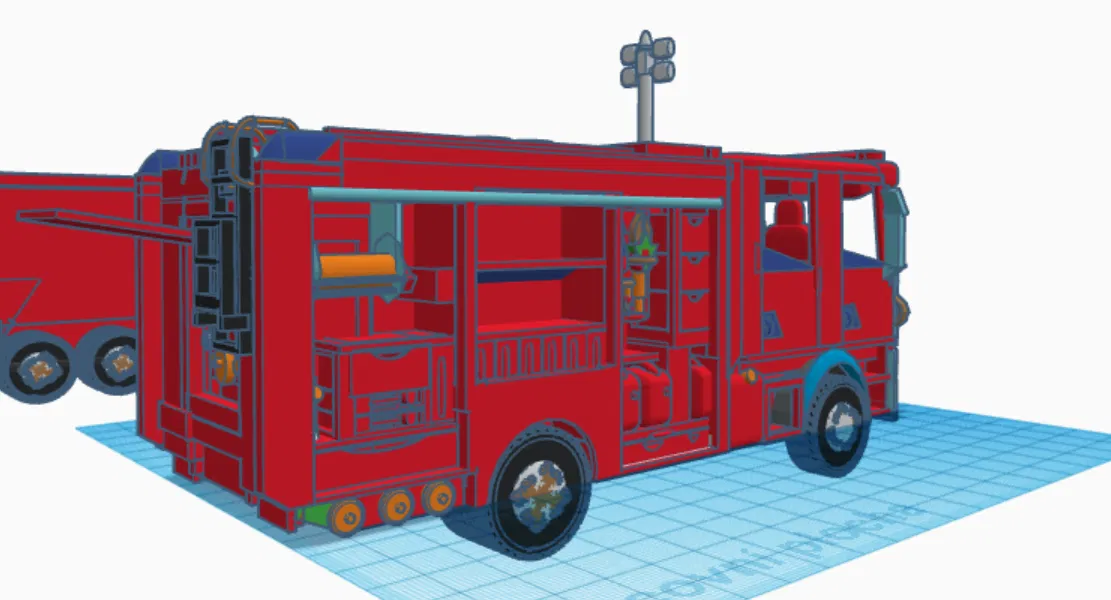 Mô Hình Xe Cứu Hỏa Scania CAS 20/4000/240 - Image 9