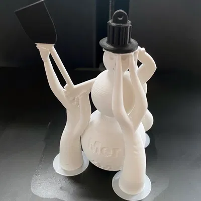 Móc Trang Trí Cây Thông Noel HÌNH NGƯỜI TUYẾT 90mm (Weihnachtsbaumschmuck)