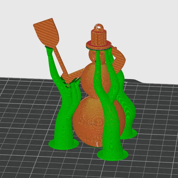 Móc Trang Trí Cây Thông Noel HÌNH NGƯỜI TUYẾT 90mm (Weihnachtsbaumschmuck) - Image 4