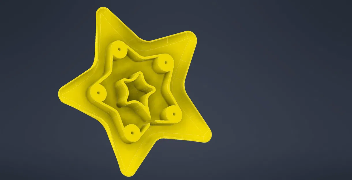 Mô hình 3D Ngôi sao Giáng Sinh - Image 3