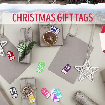 Set 12 Thẻ Quà Tặng Giáng Sinh