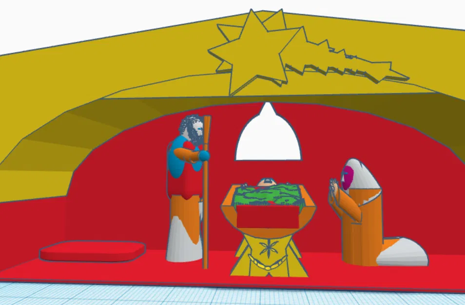 Mô Hình Hang Đá Chúa Giáng Sinh Cho Dịp Lễ - Image 3