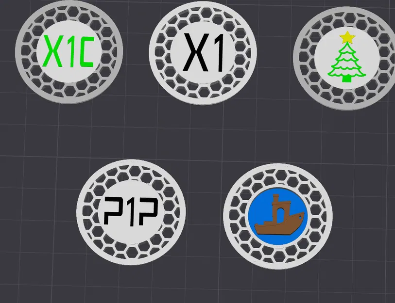 VỎ QUẠT ĐẦU IN BAMBU LAB P1P - P1S - X1C PHA TRỘN - Image 3