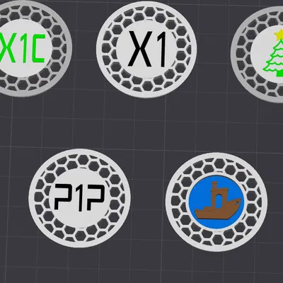 VỎ QUẠT ĐẦU IN BAMBU LAB P1P - P1S - X1C PHA TRỘN