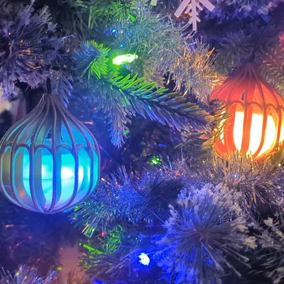 Quả cầu Giáng sinh LED tự in 3D điều khiển bằng Arduino