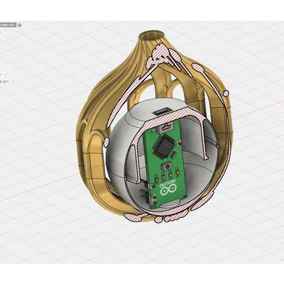 Quả cầu Giáng sinh LED tự in 3D điều khiển bằng Arduino
