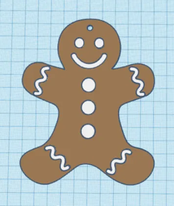 Móc Trang Trí Bánh Gừng - Image 1