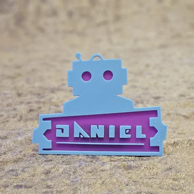 Thẻ tên robot Daniel