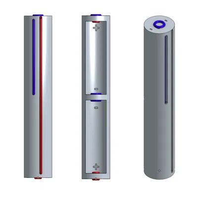 Bộ Chuyển Đổi Pin 2x 18650 Sang 3x Pin C