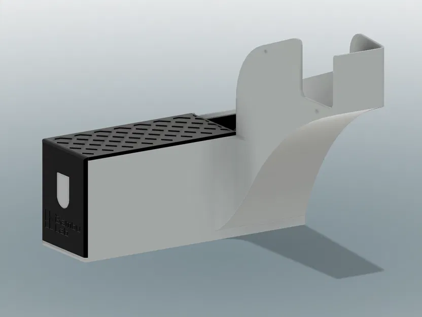 Ống hứng chất thải Bambu có khay trượt - Image 2