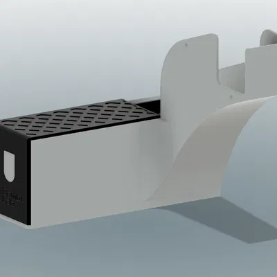 Ống hứng chất thải Bambu có khay trượt