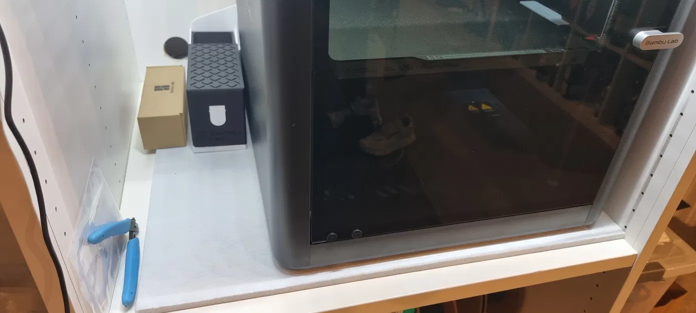 Ống hứng chất thải Bambu có khay trượt - Image 3