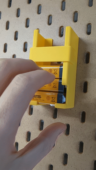 Kệ giữ pin 9V IKEA Skadis - Image 2